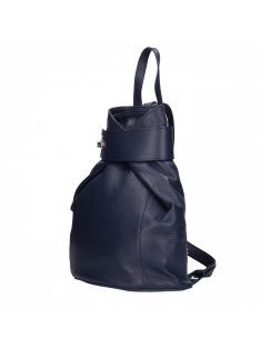 Hátitáska OLASZ BŐR elöl átcsatolós Kék