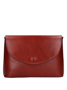 Táska OLASZ BŐR áthajtós Világos Barna