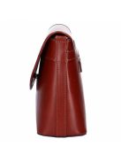 Táska OLASZ BŐR áthajtós Világos Barna