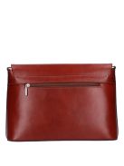 Táska OLASZ BŐR áthajtós Világos Barna