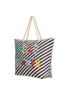 Beagles No label fekete-fehér-színes női strandtáska