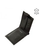 Pénztárca LA SCALA ACA9641/T Fekete bőr férfi