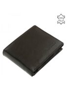 Pénztárca LA SCALA ACA1021 Fekete bőr férfi