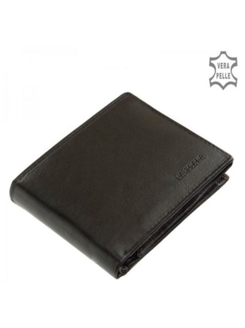 Pénztárca LA SCALA ACA1021 Fekete bőr férfi