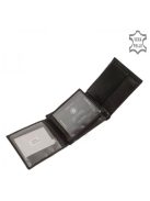 Pénztárca LA SCALA ACA1021 Fekete bőr férfi