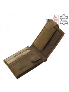 Pénztárca BICR102/T Barna bőr férfi biciklis