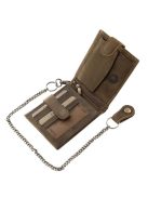 Pénztárca A1MR6002L/T Barna bőr férfi motoros