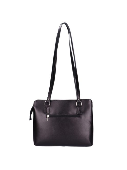 Táska Olasz bőr 1767 Fekete női