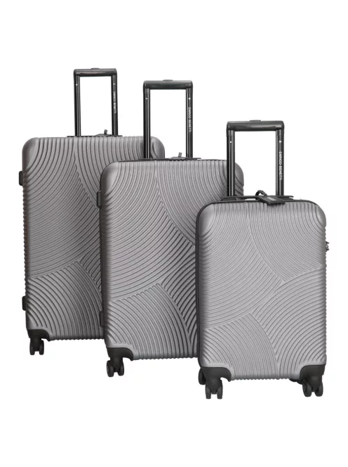 Bőrönd ENRICO BENETTI 39040 Louisville Szett Grey 4 kerekű