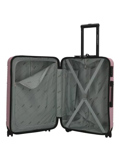 Bőrönd ENRICO BENETTI 39040-60 Louisville Pink M 4 kerekű