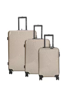 Bőrönd ENRICO BENETTI 39040 Louisville Szett Champagne 4 kerekű