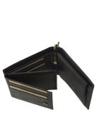 Pénztárca  GREEN DEED MPA1021 Fekete bőr férfi páncélos motoros