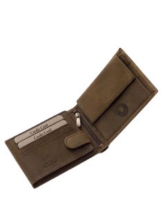 Pénztárca  GREEN DEED LAD1021 Barna bőr férfi Lada autós