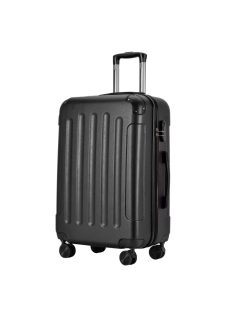 Bontour Vertical M fekete közepes méretű bőrönd