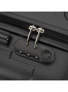 Bontour Vertical M fekete közepes méretű bőrönd