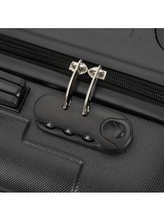 Bontour Vertical M fekete közepes méretű bőrönd