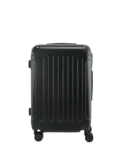 Bontour Vertical M fekete közepes méretű bőrönd