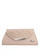 Karen D 456 bézs virág rostbőr táska