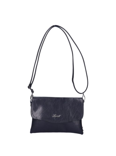 Karen 1126 bis kék rostbőr női válltáska