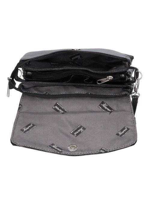 Karen 1126 bis kék rostbőr női válltáska