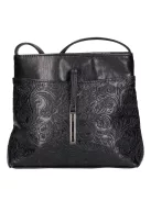Karen D 099 fekete flc virág kicsi válltáska