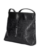 Karen D 099 fekete flc virág kicsi válltáska