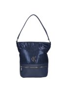 Karen 2295 kék rostbőr női táska