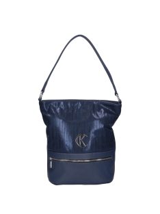 Karen 2295 kék rostbőr női táska