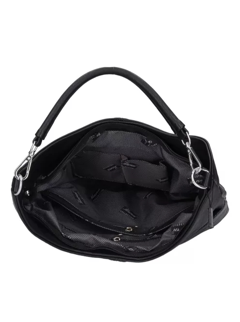 Karen D 207 kék virág rostbőr táska