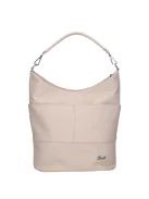 Karen D 207 bézs steppelt rostbőr női táska