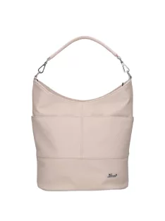 Karen D 207 bézs steppelt rostbőr női táska