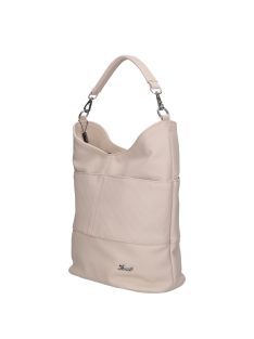 Karen D 207 bézs steppelt rostbőr női táska