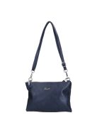 Karen N 151 kék rostbőr női válltáska