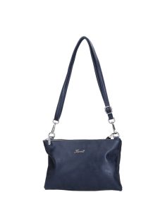 Karen N 151 kék rostbőr női válltáska