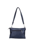 Karen N 151 kék rostbőr női válltáska