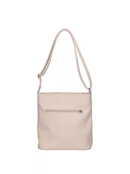 Karen N 157 bézs virág rostbőr táska