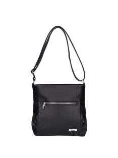 Karen 1607 fekete rostbőr női táska