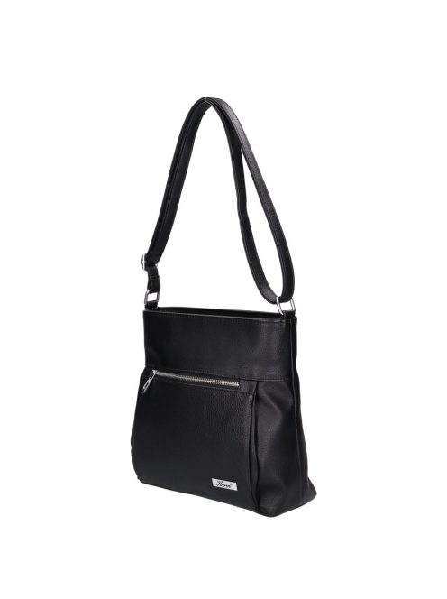 Karen 1607 fekete rostbőr női táska