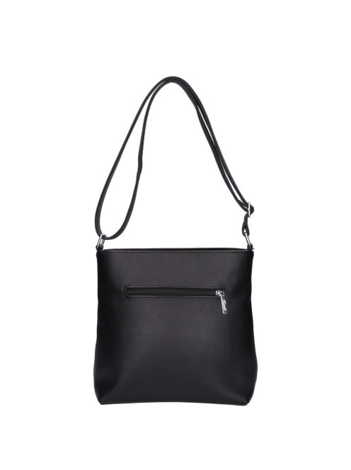 Karen 1607 fekete rostbőr női táska