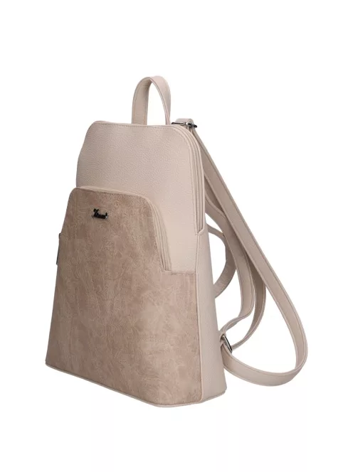 Karen rostbőr női hátizsák N 236 bis bézs virág