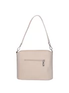 Karen S 087 bézs virág rostbőr táska