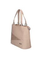 Karen D 565 bézs virág rostbőr női kézitáska