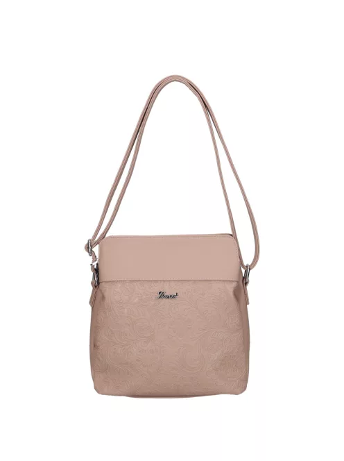 Karen D 214 drapp virág rostbőr táska