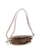 Karen D 214 drapp virág rostbőr táska