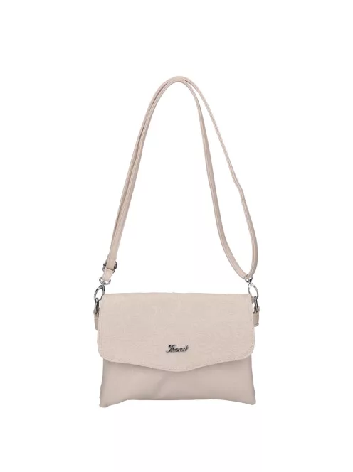 Karen 1126 bis bézs virág táska