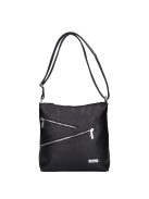 Karen 1651 fekete sima rostbőr női válltáska