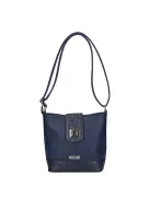 Karen 9437 kék virág rostbőr crossbody táska