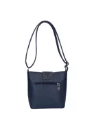 Karen 9437 kék virág rostbőr crossbody táska