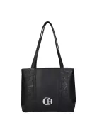 Chiara rostbőr táska M 893 bis fekete virág