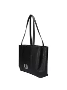 Chiara rostbőr táska M 893 bis fekete virág